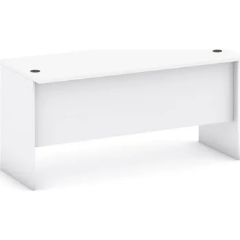Psací stůl B2B Partner Kancelářský psací stůl MIRELLI, 160x80 cm, bílá