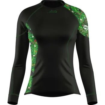 Dámské funkční triko dlouhý rukáv TROPICAL černá Bamboo Ultra