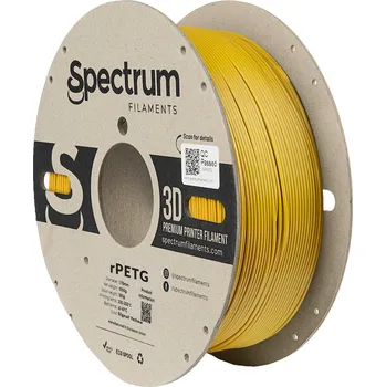 Filament Spectrum 80596 3D filament, r-PETG, 1,75mm, 1000g, signal yellow