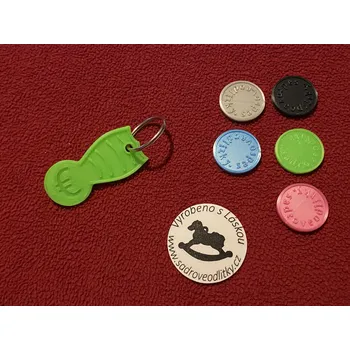 HandMade by VeJa Žeton do nákupního košíku - rybí euro (19)