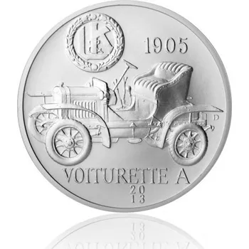 2013 - Stříbrná medaile Laurin a Klement Voiturette A