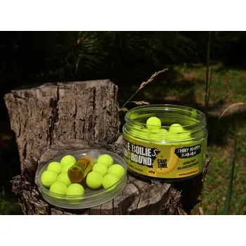 Boilies G.B.U. Plovoucí boilies ZEPPELIN POP UPS SHINY HAPPY BANANA 50g - 14mm