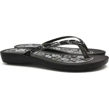 Chlapecká žabka Dámské žabky FIN FLEX černé Velikost: 40