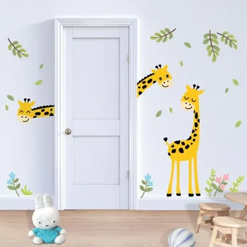 Samolepící dekorace Nálepky na zeď žirafa - pravá - Plotbase, s.r.o.,75x120cm