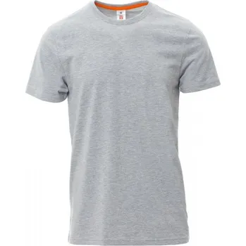 Pánská mikina Payper Pánské tričko SUNRISE MELANGE Barva: ŠEDÁ MELANŽOVÁ, Velikost: 4XL