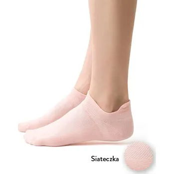 Dámské ponožky Růžové kotníkové dámské ponožky Art. 050 DF129, PINK Velikost: 35/37