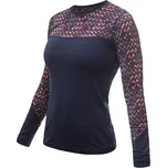 Dámské termotriko s dlouhým rukávem Sensor Merino Impress M deep blue/origami