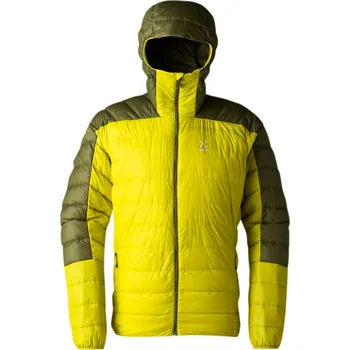 Pánská casual bunda Pánská bunda Haglöfs L.I.M Down hood Aurora/Olive green XL