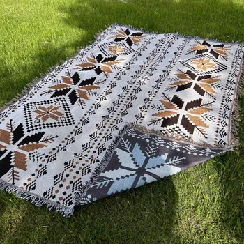 Pikniková deka Pikniková deka v BOHO stylu s aztéckým motivem 130 x 180 cm