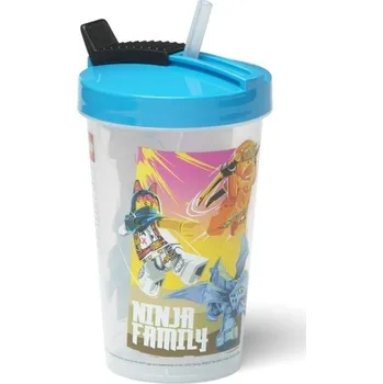 Stavebnice LEGO LEGO® Ninjago kelímek s brčkem - modrá