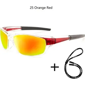 Polarizační sluneční brýle unisex s UV400 ochranou - 25 Oranžová Červená