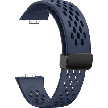 Příslušenství k chytrým hodinkám Silikonový Pásek Pro Huawei Watch Fit 3 Barva: Modrá