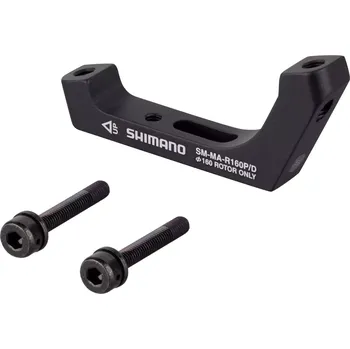 Brzda na kolo adaptér zadní SHIMANO FLAT/POST 160mm, černý