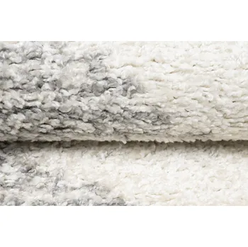 Koberec Běhoun na míru Delhi - tvary 2 - šedý Rozměr koberce: 70 cm