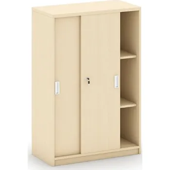 Kancelářská sestava Corping Skříň zasouvací MIRELLI, 800 x 400 x 1200 mm, bříza