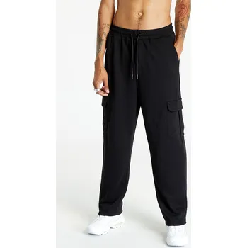 Tepláky Urban Classics 90‘s Cargo Sweatpants Black XL