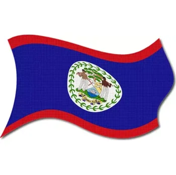 Vlajka Pelisport Belizská vlajka vlající