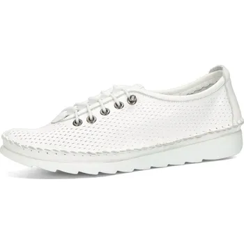 Dámské tenisky Robel dámské kožené tenisky - bílé - 52C0675-WHT