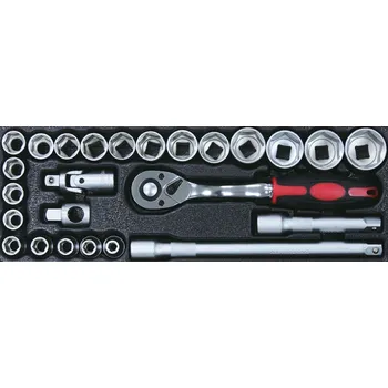 Gola sada Sada Gola 1/2", 25 ks - vložka do zásuvky EXPERT, chrom vanadium