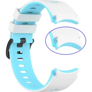 Silikonový Pásek Na Samsung Galaxy Watch Barva: Bílo-Azurová