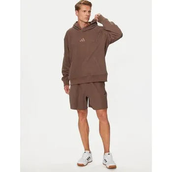 Pánská mikina adidas Mikina Elevated ALL SZN Terry Loop IY6578 Hnědá Loose Fit L