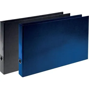 4krouž.pořadač A3 - na šířku, 5 cm,černá struktura