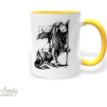 Hrnek - Český lev na stráži Barva: Žlutá