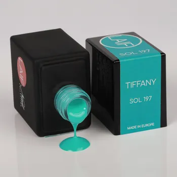 Umělé nehty Laif Gel lak tyrkysový SOL - 197 Tiffany 10 ml
