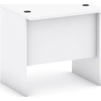 Psací stůl Kancelářský psací stůl MIRELLI, 80x80 cm, bílá