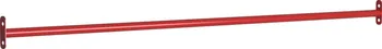 Ocelová hrazdová tyč 125 cm 1 ks červená