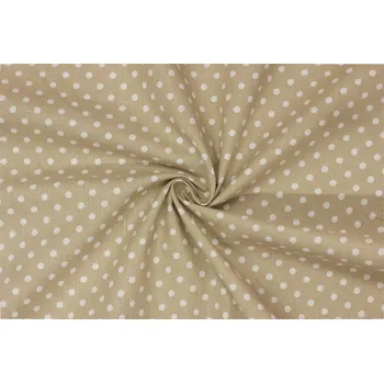 Bavlněné plátno - Puntík 5 mm