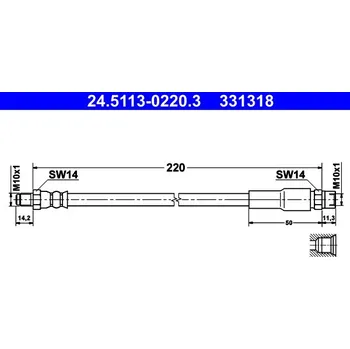 Brzdová hadice Brzdová hadice ATE 24.5113-0220.3