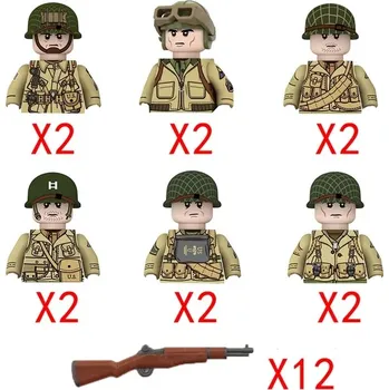 Stavebnice LEGO Stavební bloky vojenské postavičky | LEGO sady - JA345678-WG005-12PCS