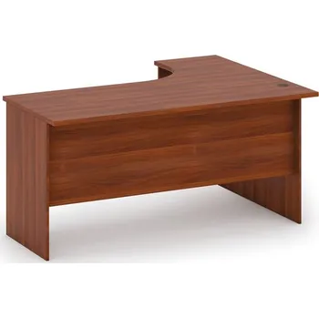 Psací stůl Corping Rohový kancelářský psací stůl MIRELLI, 140x120 cm, levý, ořech