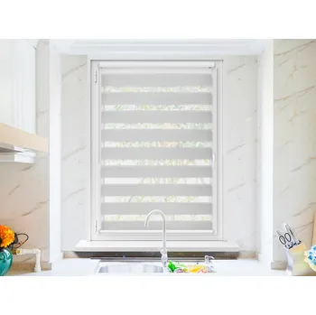 Roleta FEXI Zatemňovací Roleta Den a noc, Origin šedá skála, A 021b v MAXI kazetě, 150x30 cm