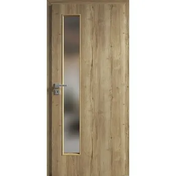 Interiérové dveře Interiérové dveře ZENIT 22 80P S3D dub halifax prosklené