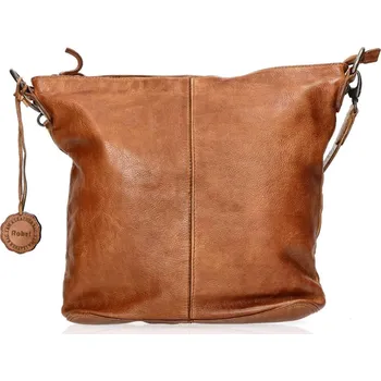Kabelka Robel dámská kožená kabelka - koňaková