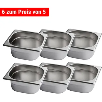 Dóza na potraviny G.Gastro Nerezová GN nádoba 1/6 - hloubka: 65 mm