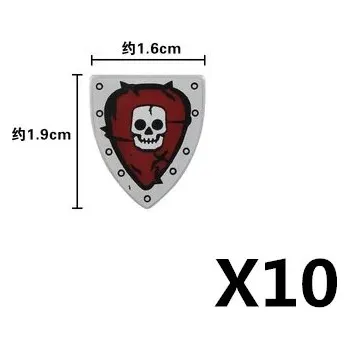 ostatní stavebnice Středověké vojenské stavebnice rytířů a štítů, vlajky - DPA31-10PCS