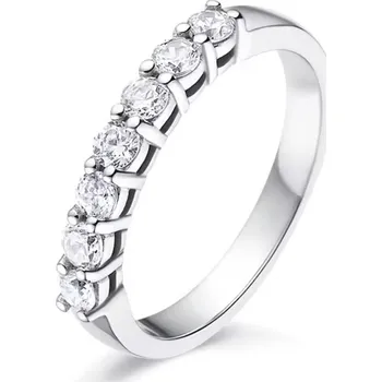 Prsten NUBIS® Stříbrný zásnubní prsten MOISSANIT - velikost 49 - MN512-49