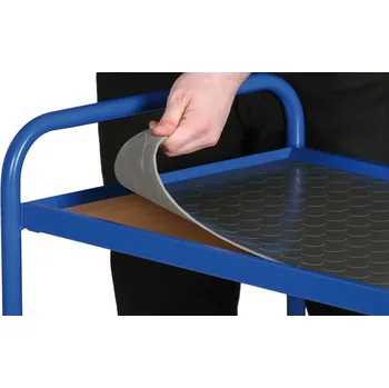 Zátěžová podložka Gumová podložka 920 x 680 mm, pro police s hranou, černá