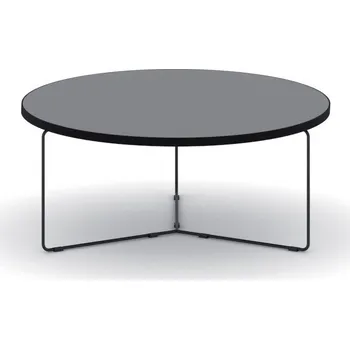 Konferenční stolek Kulatý konferenční stůl TENDER, průměr 90 cm, grafit
