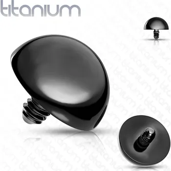 Piercing Šperky4U Náhradní půlkulička TITAN, závit 1,2 mm - TIT1075-K04