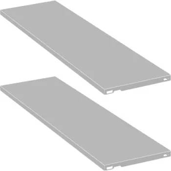 Dílenský regál Element System Kovová police pro ELEMENT SYSTEM, 800 x 300 mm, šedá, balení 2 ks