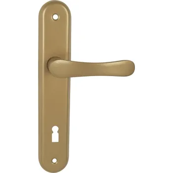 Dveřní kování KE - MICHAELA BB otvor pro klíč, klika/klika, 90 mm Zlatá