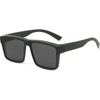 Pánské polarizační sluneční brýle UV400 retro hip hop - Zelená