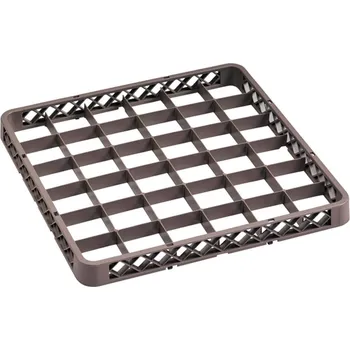 Příslušenství pro myčku Nástavec pro koše na sklo, 500 x 500 x 45 mm, 36 segmentů, 75 x 75 mm