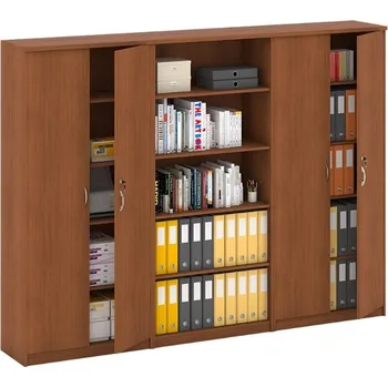 Kancelářská sestava Sestava skříní MIRELLI, Typ V - třešeň