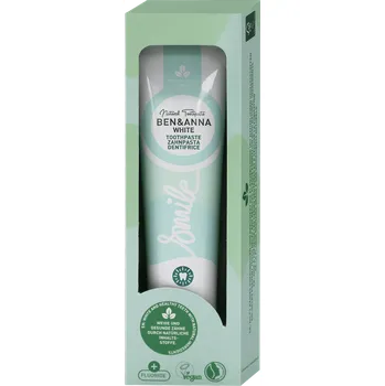 zubní pasta Ben & Anna White přírodní zubní pasta s fluoridem 75 ml