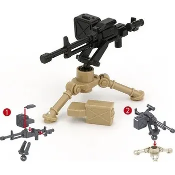 Figurka Vojenský set zbraní a figurky kompatibilní s Lego - D